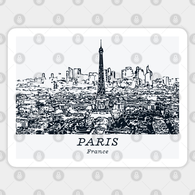 Paris - France Sticker by Lakeric